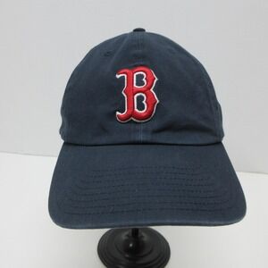 Boston Red Sox Dad‎ Hat Cap Strap Back Mens One Size Navy MLB Baseball '47